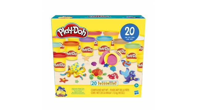 Play-Doh 20 Multicolor Magic 20 Potjes Klei