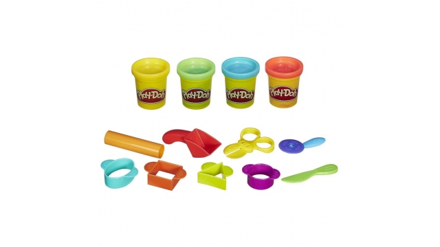 Play-Doh Gereedschap Basisset met 4 Potjes Klei