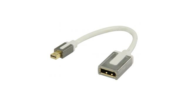 Profigold Prom221 Mini Displayport-adapter Mini Displayport Male - Displayport Female 0,20 M Wit