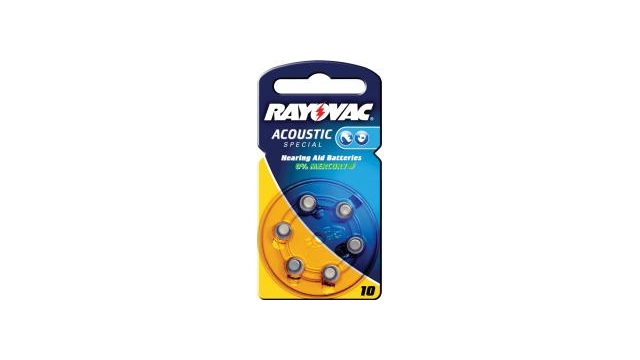 Rayovac Ray-10b Hoortoestelbatterijen Ha10 6-blister