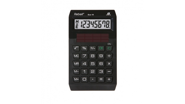 Rebell RE-ECO10-BX Calculator ECO 10 Zwart