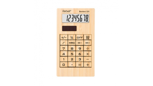 Rebell RE-BAMBOO320WB Calculator Bamboe
