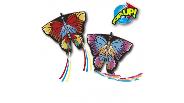 Rhombus Pop-Up Butterfly 3D Kindervlieger