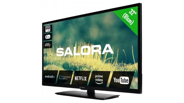 Salora 32EFA2204 FULL HD ANDROID TV 81 cm Zwart