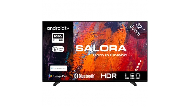 Salora 32FA550 FHD Android TV 32 Inch Zwart