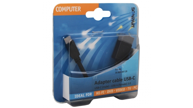 Scanpart Usb Kabel C(m) - Usb A (f) 0.15m