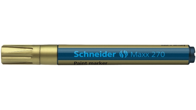Schneider Lakmarker Maxx 270 1-3mm Goud 10 Stuks