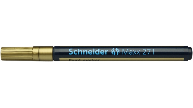 Schneider Lakmarker Maxx 271 1-2mm Goud 10 Stuks