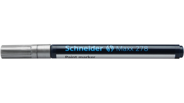 Schneider Lakmarker Maxx 278 0,8mm Zilver 10 Stuks