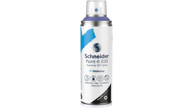 Schneider S-ML03050023 Supreme DIY Spray Paint-it 030 Blauw Lila 200ml