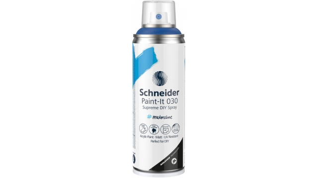 Schneider S-ML03050025 Supreme DIY Spray Paint-it 030 Blauw 200ml
