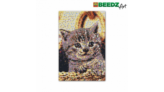 SES Creative Beedz Art Strijkkralen Kitten 45.5x30 cm 7000 Stuks