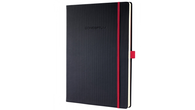Sigel SI-CO661 Notitieboek Conceptum RED Edition Hardcover A4 Zwart Lijn