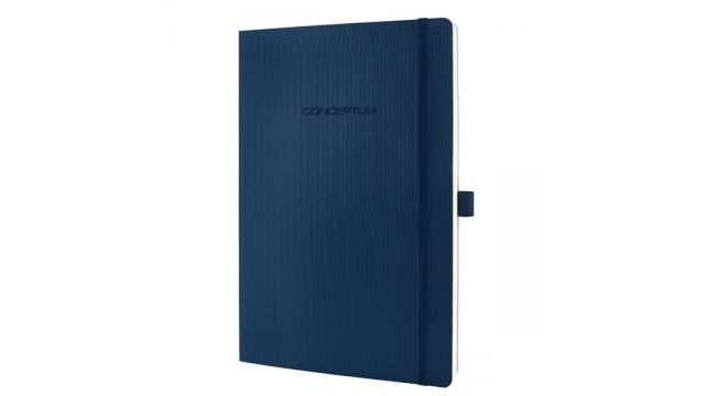 Sigel SI-CO317 Notitieboek Conceptum Pure Softcover A4 Blauw Gelinieerd