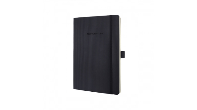 Sigel SI-CO320 Notitieboek Conceptum Pure Softcover A5 Zwart Geruit