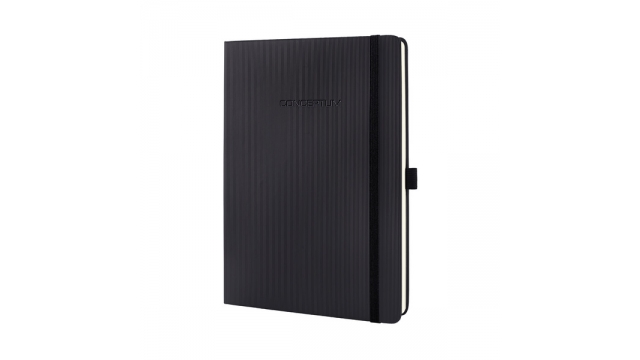 Sigel SI-CO117 Notitieboek Conceptum Pure Hardcover Tablet Formaat Zwart Geruit