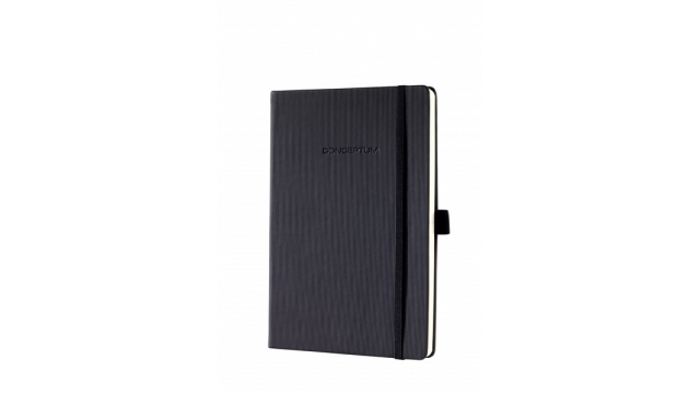 Sigel SI-CO122 Notitieboek Conceptum Pure Hardcover A5 Zwart Gelinieerd