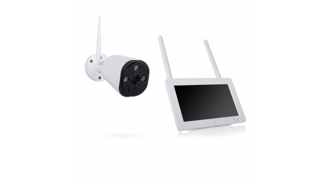 Smartwares CMS-30100 Draadloze Beveiligingscamera Set Wit/Zwart