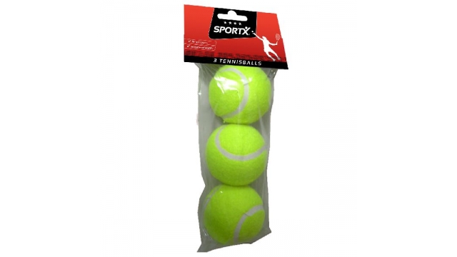 SportX Tennisballen 3 Stuks