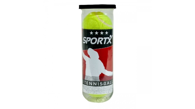 SportX Tennisballen in Koker 3 Stuks