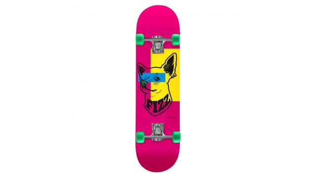 Street Surfing Fizz Skateboard Pink Dog 78.7x20.3 cm