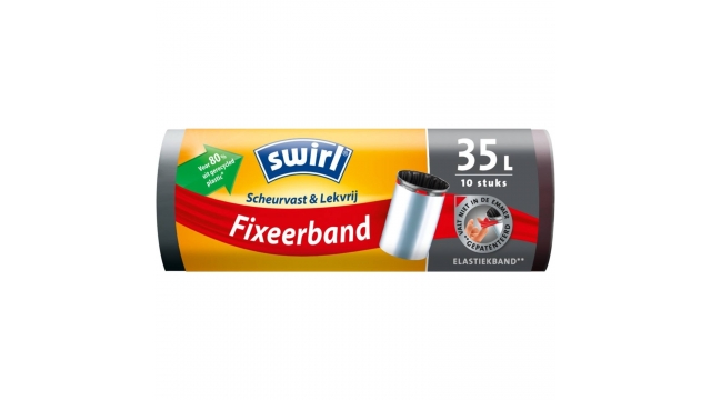 Swirl Pedaalemmerzak met Fixeerband 35L 10 Stuks