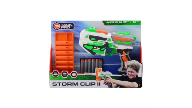 Tack Pro Storm Clip II met 6 Darts 31 cm
