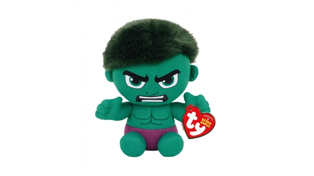 TY Beanie Babies Marvel Knuffel Hulk 15 cm