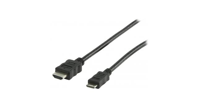 Valueline Vlmb34500b20 High Speed Hdmi™-kabel met Ethernet Hdmi™-connector - Hdmi™ Mini-connector 2,00 M Zwart