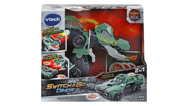 VTech Switch and Go Dino Tyler T-Rex + Licht en Geluid