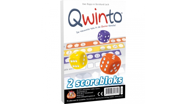 White Goblin Games Qwinto Scoreblokken 2 Stuks