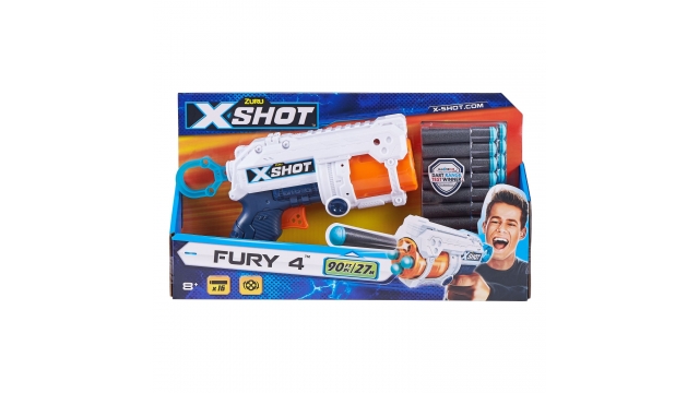 Zuru X-Shot Fury 4 Blaster + 16 Darts